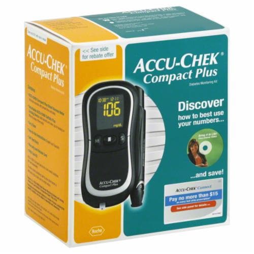 AccuChek Compact Plus Diabetes Monitoring Kit, 1 Count Fred Meyer