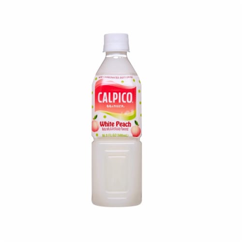 Calpico® White Peach Non-Carbonated Soft Drink Perspective: front
