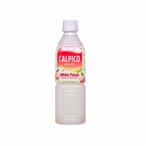 Calpico® White Peach Non-Carbonated Soft Drink Perspective: front