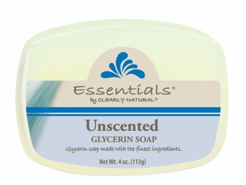 Clearly Natural Essentials Unscented Glycerin Soap Perspective: front