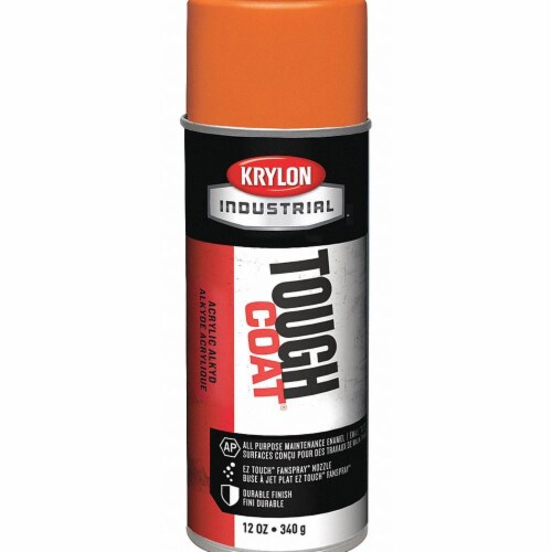Krylon Industrial Rust Preventative Spray Paint,Joy Orange  A01213007 Perspective: front