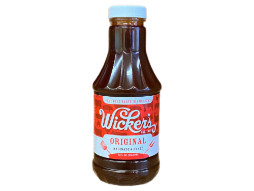 Wicker's® Original Marinade & Baste Perspective: front