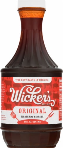 Wicker's Original Marinade & Baste Perspective: front