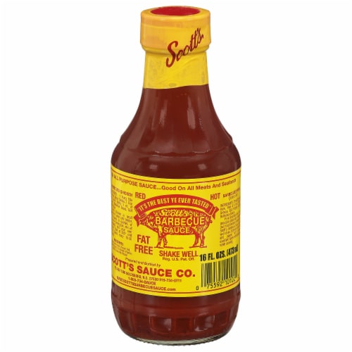 Scotts Barbecue Sauce Perspective: front