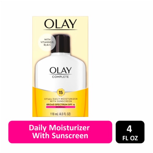 Olay Complete Normal SPF 15 Daily Face Moisturizer, 4.0 fl oz - Smith’s