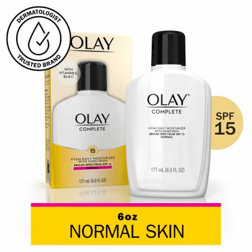 Olay Complete All Day Facial Moisturizer with SPF 15 for Normal Skin Perspective: front