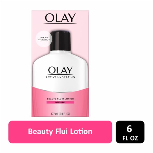 Olay Active Hydrating Original Beauty Face Moisturizing Lotion Perspective: front