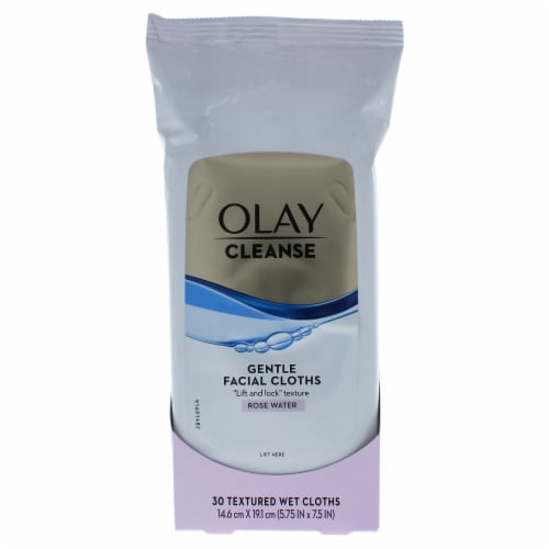 Olay Daily Clean Wet Cleansing Cloths Perspective: front