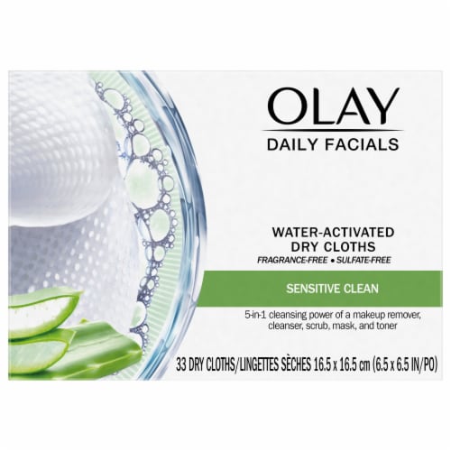 Olay 4-In-1 Gentle Clean Daily Facial Cleansing Cloths Perspective: front