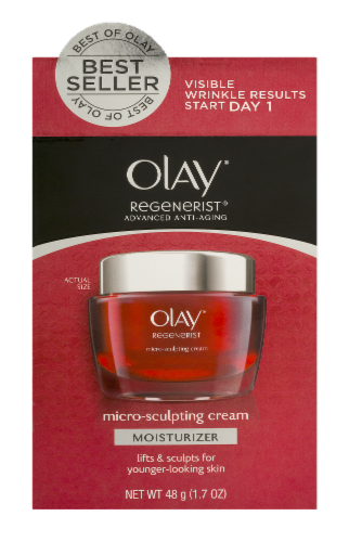 Olay Regenerist Advanced Anti-Aging Micro-Sculpting Moisturizer Cream Perspective: front