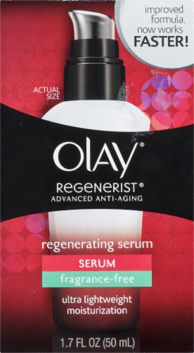 Olay Regenerist Advanced Anti-Aging Fragrance-Free Regenerating Serum Perspective: front