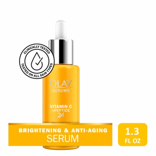 Olay Regenerist Facial Serum with Vitamin C + Peptide 24 Perspective: front