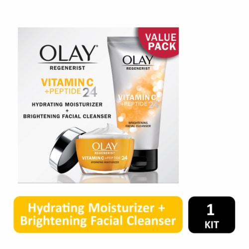 Olay Regenerist Vitamin C + Peptide 24 Facial Cleanser - 5 oz (Pack of 2)