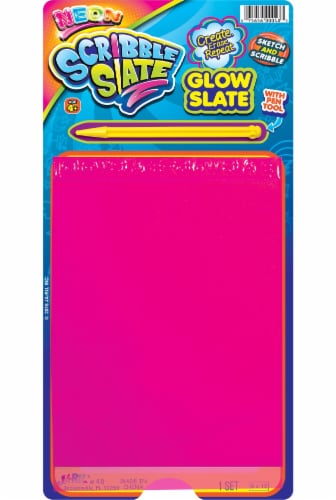 JA-RU Scribble Slate™ Glow Slate Sketch Pad - Assorted Perspective: front