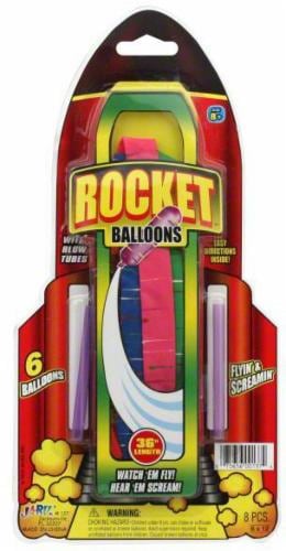 ATA Retail Rocket Balloons Pack Perspective: front