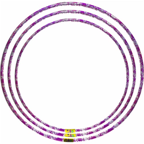 JA-RU Fun Sparkle Hoops Perspective: front