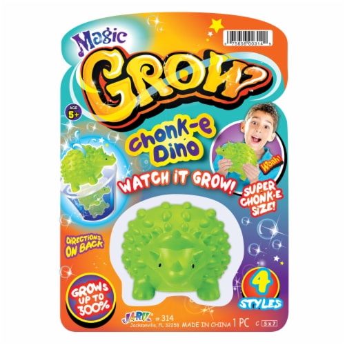 Ja-Ru® Magic Grow™ Chonk-e Dino Super Petz Perspective: front