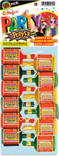 JA-RU Party Poppers Perspective: front