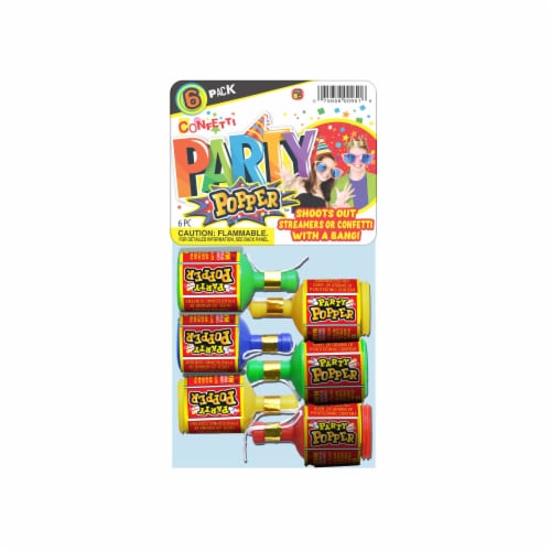 JA-RU Confetti Party Poppers Perspective: front