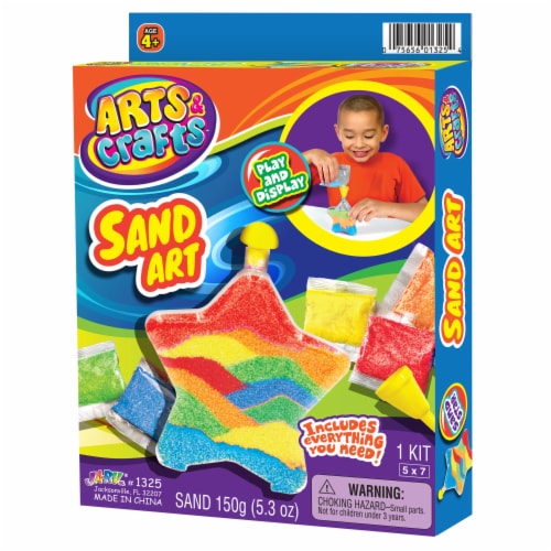 JA-RU® Arts & Crafts™ Sand Art Activity Set Perspective: front