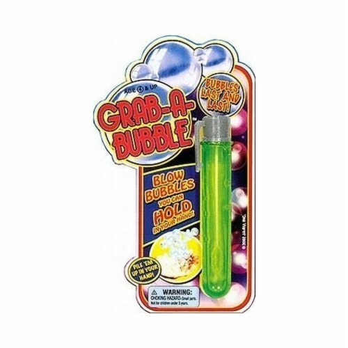 GRAB A BUBBLE Perspective: front