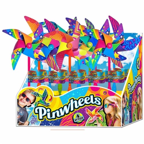 Ja-Ru 9061549 Kool N Fun Pinwheel, Pack of 24 Perspective: front