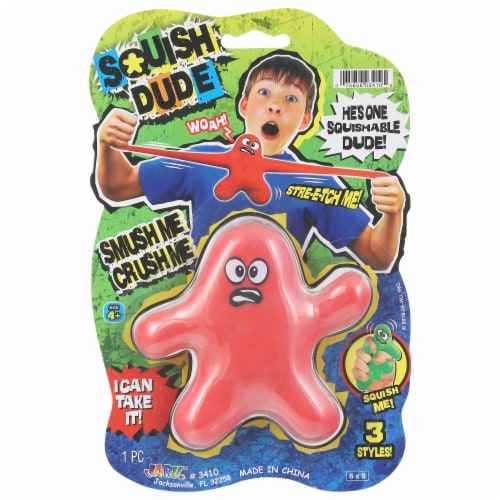 JA-RU® Squish Dude™ - Assorted Perspective: front