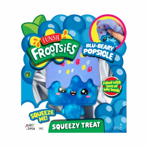JA-RU Funsie Frootsies™ Blu-Beary Popsicle Squeezy Treat Perspective: front