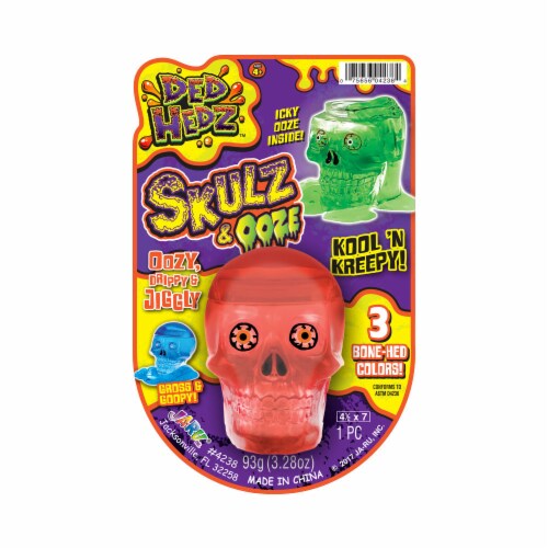 JA-RU® DED HEDZ™ Skulz & Ooze Toy Perspective: front
