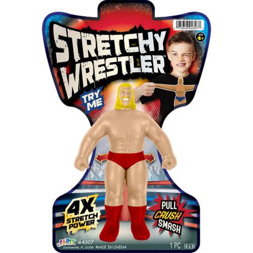 JA-RU® Stretchy Wrestler™ Toy Perspective: front