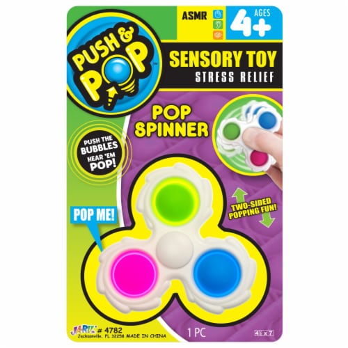 JA-RU Push & Pop Spinner Stress Relief Sensory Toy, 1 ct - Kroger