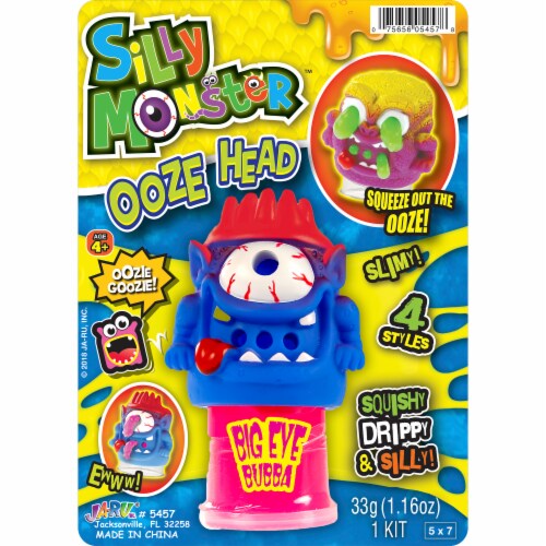 JA-RU Silly Monster Ooze Headz - Assorted Perspective: front