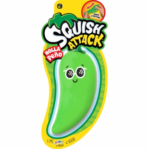 Jaru® Squish Attack™ Stretchy Holla Peno Toy Perspective: front