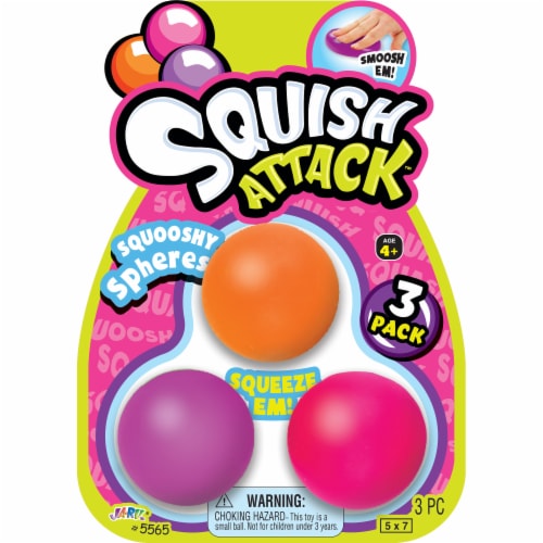 JA-RU Squish Attack Squooshy Spheres Perspective: front