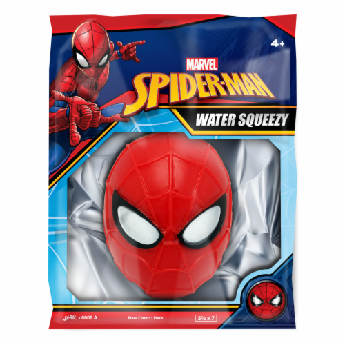 Ja Ru Marvel Spiderman Water Squeezy Ball Perspective: front
