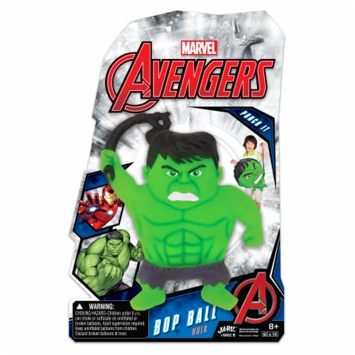 JA-RU Marvel Avengers Hulk Bop Ball Toy Perspective: front