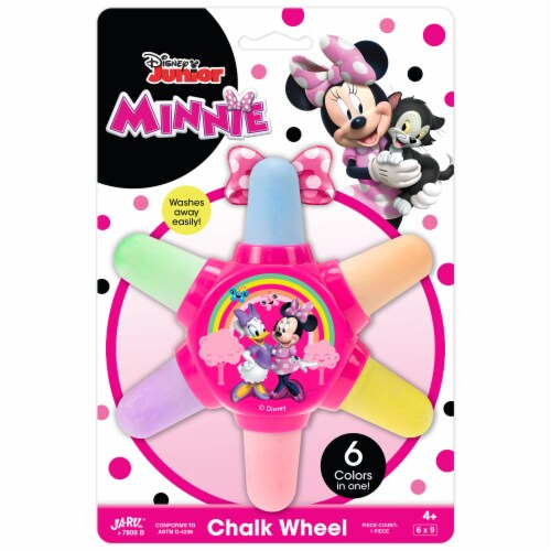 JA-RU Disney Junior Minnie Chalk Wheel Perspective: front