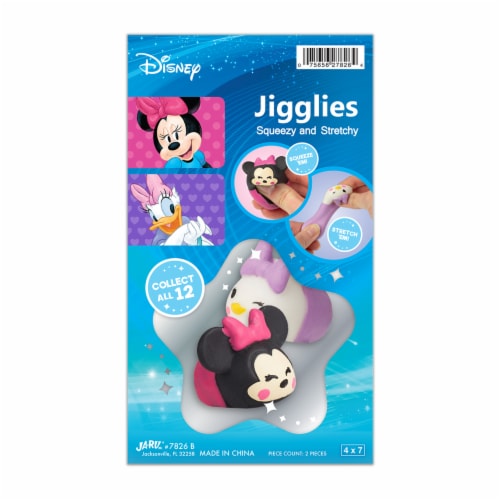 JA-RU Disney Minnie & Daisy Jigglies Toy Perspective: front