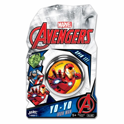 JA-RU Marvel Avengers Iron Man Yo-Yo Perspective: front