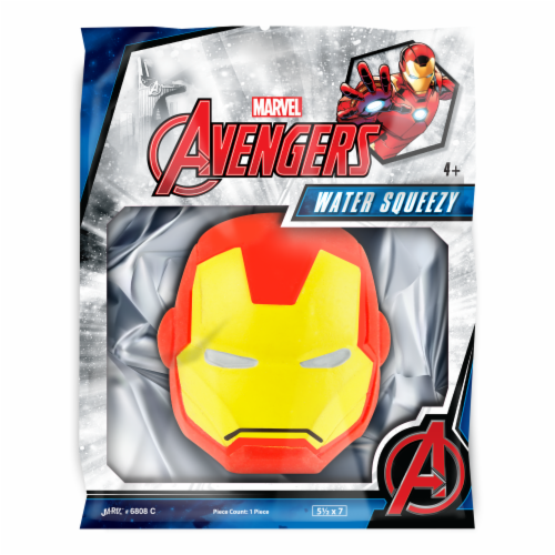 Ja Ru Marvel Avengers Iron Man Water Squeezy Ball Perspective: front