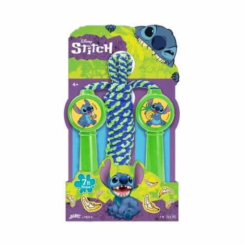 JA-RU Disney Stitch Twisty Jump Rope Perspective: front