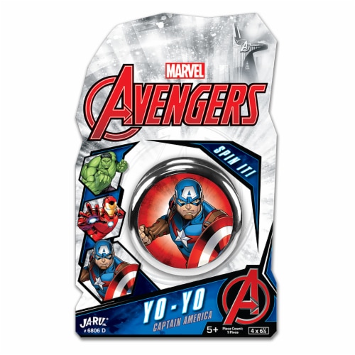 JA-RU® Marvel Avengers Captain America Yo-Yo Perspective: front