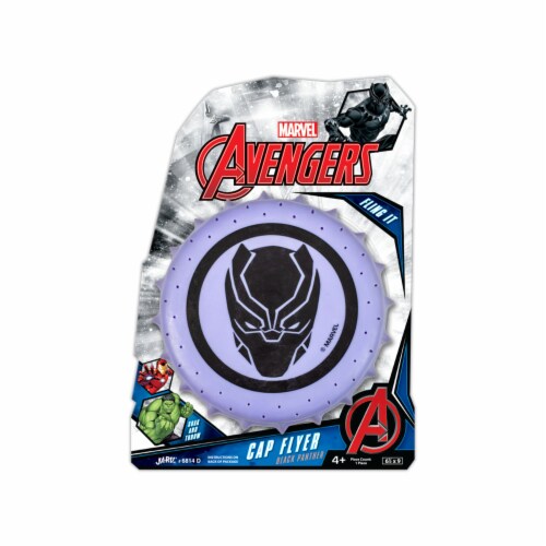 JA-RU Marvel Black Panther Cap Flyer Perspective: front