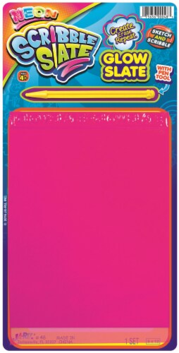 JA-RU Neon Scribble Slate Perspective: front