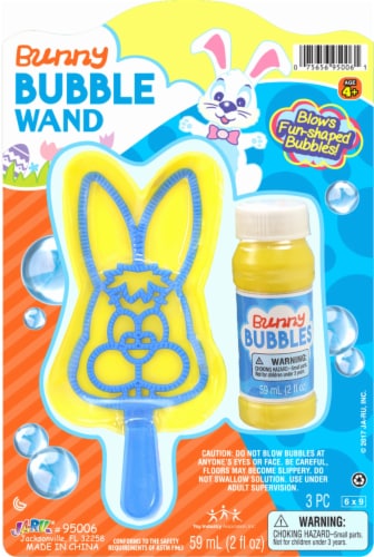 JA-RU Bunny Bubble Wand and Bubbles Perspective: front