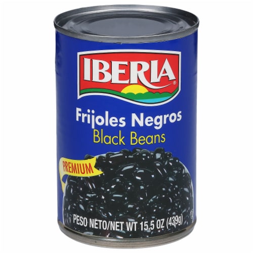 Iberia Premium Black Beans 15.5 oz Perspective: front