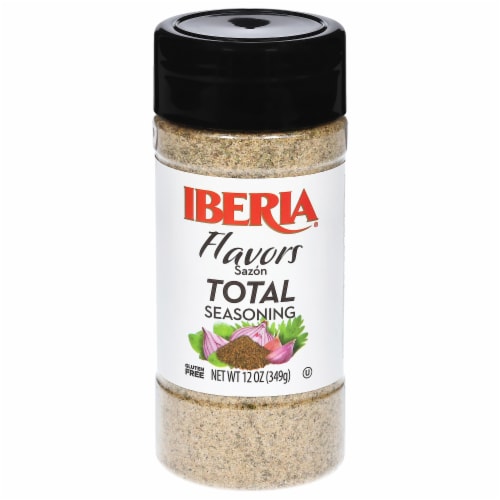 Iberia Flavors Total Sazon Seasoning 12 oz Perspective: front