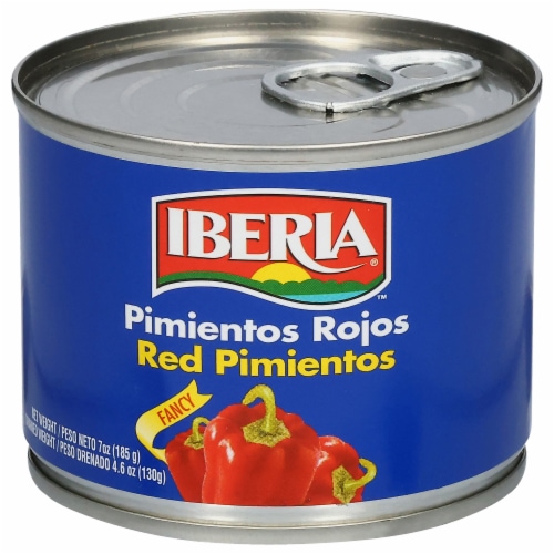Iberia Fancy Red Pimientos 7 oz Perspective: front