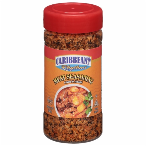 Caribbean Rhythms Meat Seasoning 6.5 oz Perspective: front