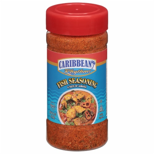 Caribbean Rhythms Fish Seasoning 4.5 oz Perspective: front
